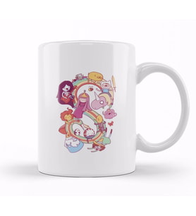 Adventure Time Heroes of Ooo Kupa Bardak Porselen