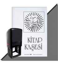 Kişiye Özel  Best Book Ever  Kitap Kaşesi (Siyah)