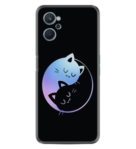 9i Kılıf Silikon Desen Özel Seri Love Cats 1604