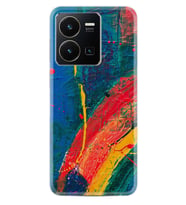 Vivo Y35 Kılıf Silikon Desen Özel Seri Ressam Sulu Boya 1600