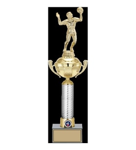 ODAK KUPA - Figürlü Kupalar - Voleybol Erkek Figürlü Kupalar FG-058 A - 46 cm