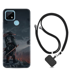 Realme C11 C21 C21Y C25Y C11 2021 Kılıf Boyun Askılı Silikon Warrior 1653