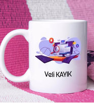 Bilgisayar Mühendisi Tasarımlı Kişiye Özel Bilgisayar Mühendisi Kupa Bardak