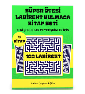 Süper Ötesi Labirent Bulmaca Kitap Seti (3 Süper Kitap)