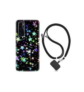 Vivo Y70 Kılıf Silikon Desen Boyun Askılı Yıldızlar 1601