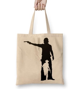 Hunt or Be Hunted Bez Çanta Uzun Saplı
