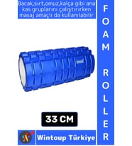 #FoamRoller Spor Fitness Egzersiz Pilates Yoga Masaj Esneme Bacak Sırt Bel Omuz Kalça Foam Roller
