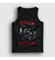 Presmono Unisex Siyah Girls Mötley Crüe Atlet 167093tt