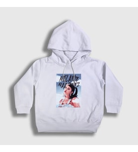 Presmono Unisex Çocuk Beyaz The Sky Poster Melanie Martinez Kapüşonlu Sweatshirt 472678tt
