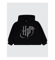 Harry Potter Kız Çocuk Sweatshirt 6-9 Yaş Siyah