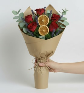 Love Kırmızı Gül Buketi