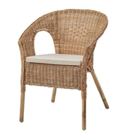 Rattan Koltuk, Rattan-Bambu, Minderli