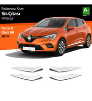 Renault Clio Uyumlu 5 Krom Sis Çıtası 4 Parça. 2019 Ve Üzeri (Karışık)