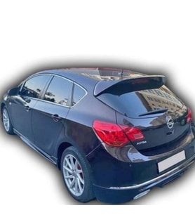 🚘 Opel Astra J HB Spoiler – Sportif Plastik Arka Bagaj Üstü Kanat  Dayanıklı Malzeme (Standart)