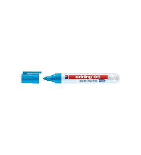 95 Glass Marker Cam Kalemi Açık Mavi