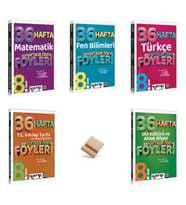 Yargı LGS 2027 8. Sınıf Tüm Dersler Haftalık Görev Föyleri 5li Set + Telefon Standı