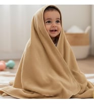 Bebek Havlu Kundak (Camel Rengi)