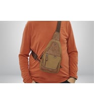 Westpolo Crossbody Unisex Çapraz Ayarlanabilir Askılı  El Göğüs ve Omuz Çantası (Taba)