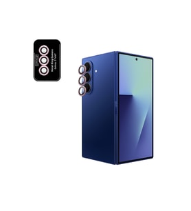 Samsung Galaxy Z Fold 7 için ProLENS Kamera Lens Koruyucu Elmas Taş Çerçeveli, Kırılmaz Cam