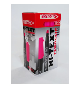Hi-Text Fosforlu Kalem Pembe Kalem Tipi Fosforlu Kalem (20 Li Paket)