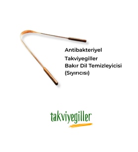 Takviyegiller Bakır Dil Temizleyicisi (Sıyırıcısı)