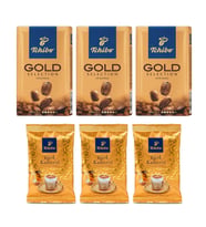 Tchibo Gold Filtre Kahve 250 gr 3 Adet + Türk Kahvesi 100 gr 3 Adet