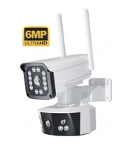 O-KAM Pro 3032 6MP Wifi 3 Kamera Geniş Açı Dual Light PTZ Kamera