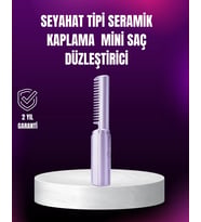 Kablosuz USB Şarjlı Saç Düzleştirici Tarak – Seyahat Boy