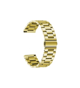 Samsung Galaxy Watch 46mm Uyumlu 22mm Kordon Metal Baklalı Tasarım Zore Band-04 Kayış