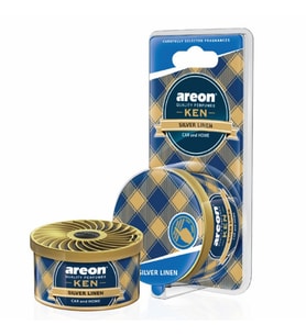 Areon Ken Blister Silver Linen Bardaklik Oto Araç Kokusu