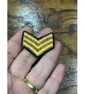 3X2 CM NAKIŞ İŞLEME ALTIN VARAKLI ARMA