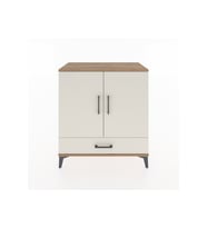 Hyperion Şifonyer 2 Raflı Tek Çekmeceli 2 Kapaklı 88x44x96 Çam-Aytaşı