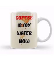 Funny Coffee DrinKs Art Lover Gift Quote   Vintage Retro Rainbow Style Kupa Bardak Porselen