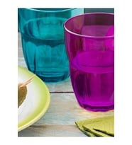 Ercole Multicolor Fuşya 6 lı Bardak