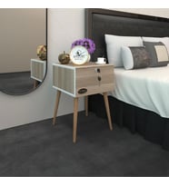 Kenzlife komodin kazuki crd 60*39*39 komidin ahşap ayaklı kitaplık ayakkabılık kapaklı arkalıklı (Karışık)