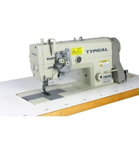 Typical GC-6875H Çift İğne Büyük Mekik İptalli Kilit Dikiş Orta ve Kalın Mat.için