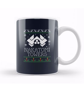Die Hard Nakatomi Towers Christmas Kupa Bardak Porselen