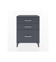 Arges Komodin 3 Çekmeceli 60x30x80 Antrasit-Antrasit