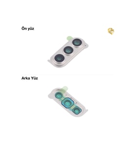 Samsung Z Fold 5 Kamera Lensi Full Beyaz Kamera lensi sade lens kamera camı kamera merceği