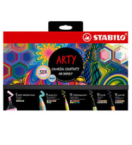 Stabilo Kreatif Pastel Mix Set ARTY 50 li 77 6-2-20