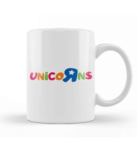 Unicorns Toys R Us Logo Mix Kupa Bardak Porselen