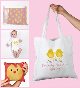 eJOYA Bebeklere Özel Çantasında Kişiye Özel Battaniye Yastık Ve Zıbın Bebek Hediye Seti 109861 (Pembe)