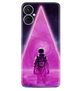 Tecno Spark 9T Kılıf Resimli Desenli Silikon Platinium Series Astro Purple2 1907