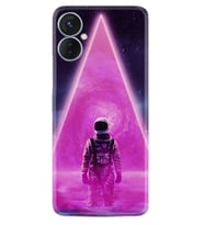 Tecno Spark 9T Kılıf Resimli Desenli Silikon Platinium Series Astro Purple2 1907