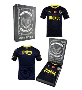 Fenerbahçe Orijinal Lisanslı Unisex 23-24 Lacivert Forma Kişiye Özel Kutulu