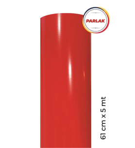 Parlak Kırmızı Kendinden Yapışkanlı Kaplama Folyosu 61 CM X 5 MT