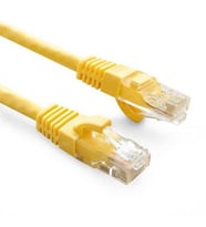 ODS 1m CAT6 Utp LSZH Saf Bakır Sarı Patch Kablo