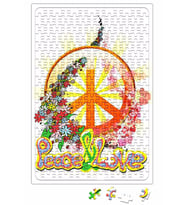 Peace Barış Sİmge Puzzle 240 Parça Yapboz