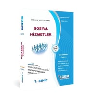 Egem Eğitim Yayınları Aöf Sosyal Hizmet 1. Sınıf Güz Dönemi (Çok Renkli)