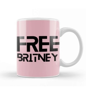 Free Britney Free Britney Spears 2022 Kupa Bardak Porselen